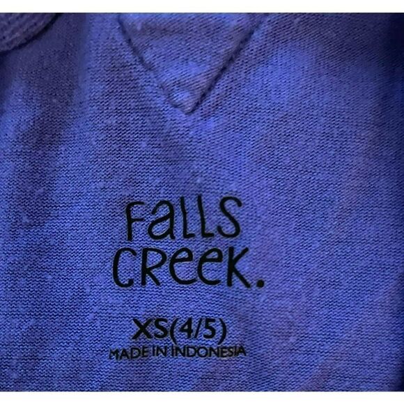 Falls Creek Girls Blue Long Sleeve Shirt (4/5) - Picture 3 of 3